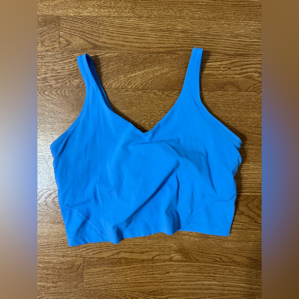 Size 14 Blue Lululemon Align Tank